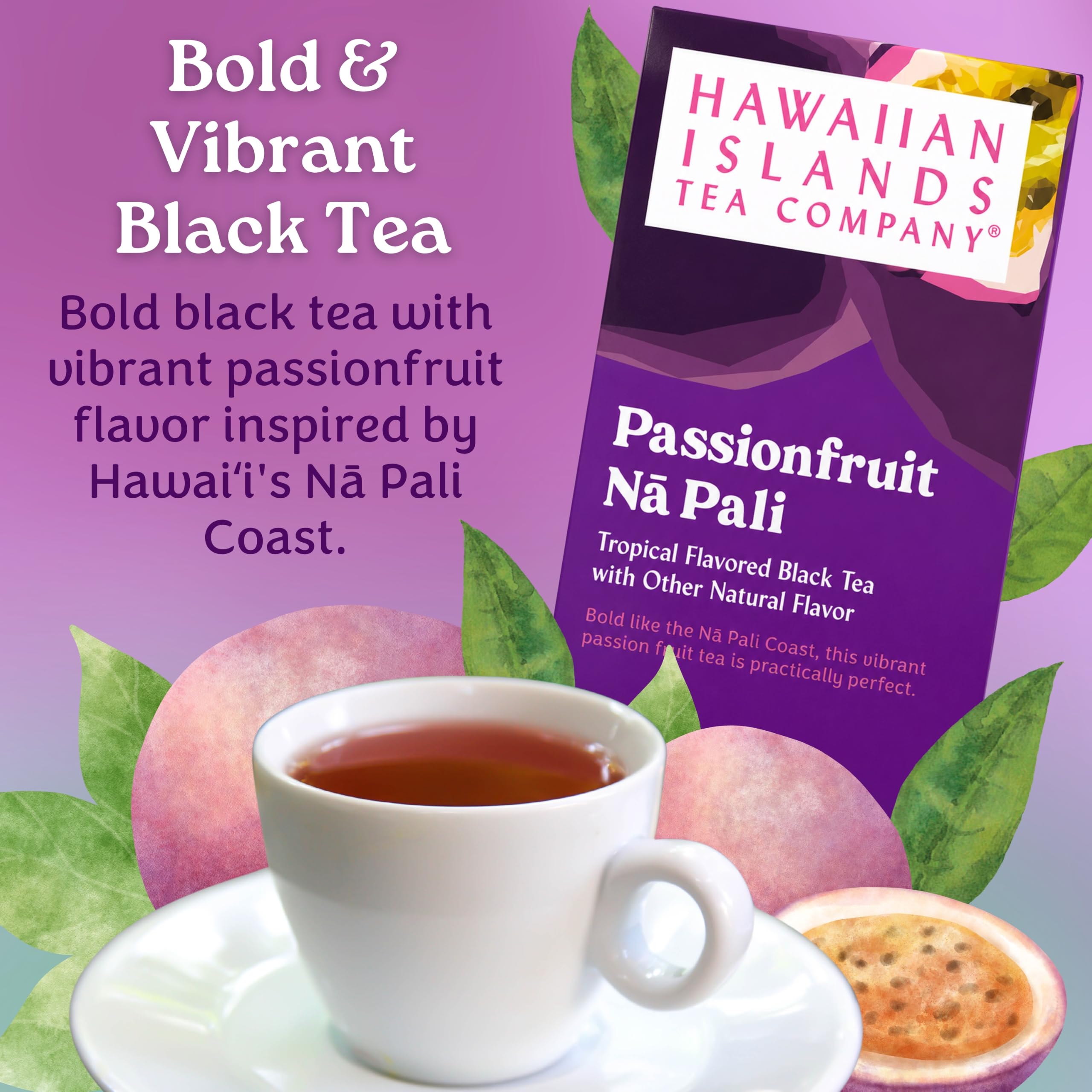 Hawaiian Islands Tea Company Marakuja Na Pali widok 2