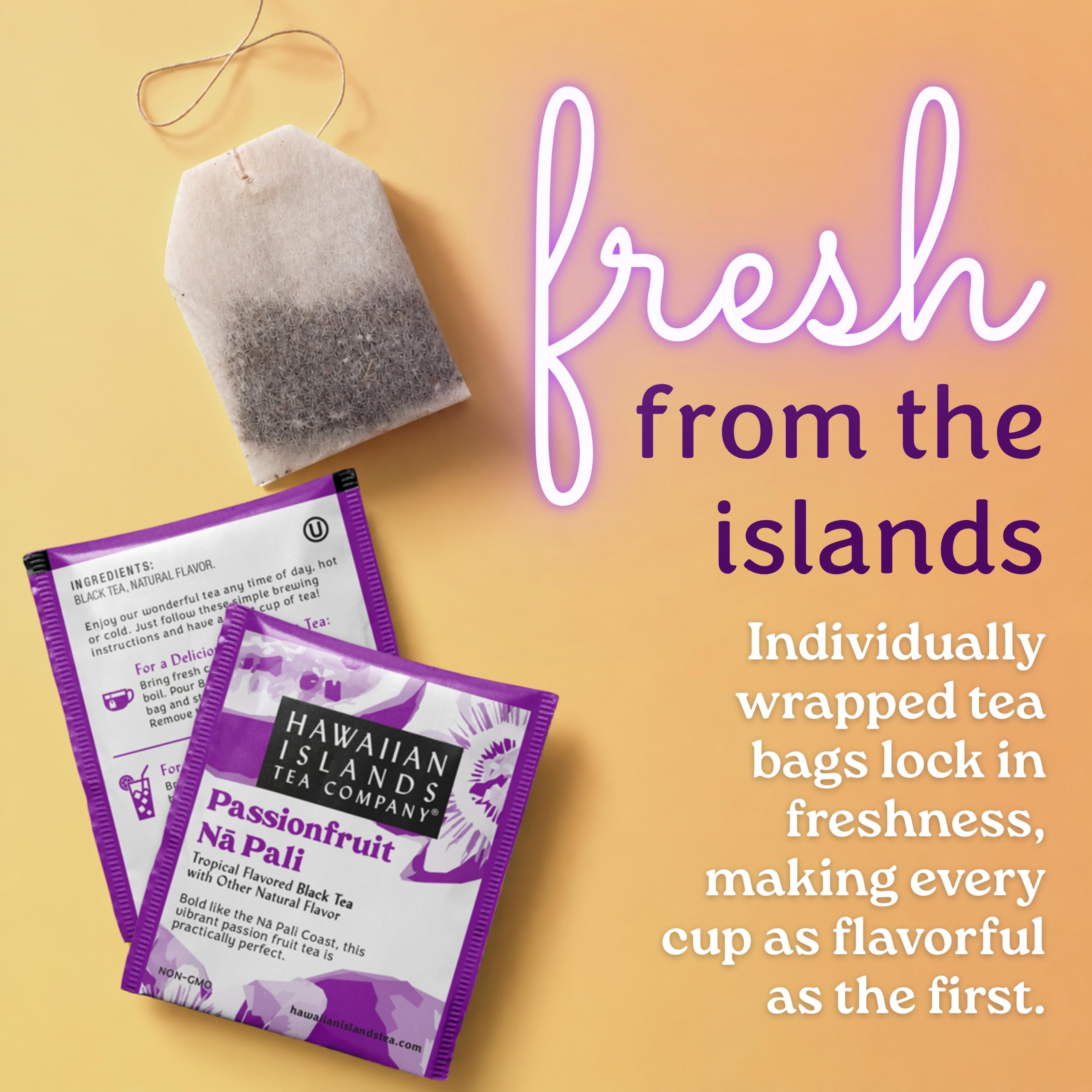 Hawaiian Islands Tea Company Marakuja Na Pali widok 4